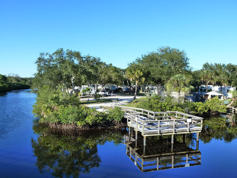 Bay Bayou RV Resort on the double bank river the resort bay bayou rv resort is the best rv park florida around