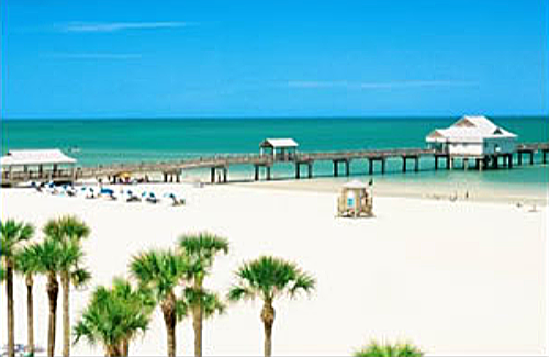 one of the most popular beaches is Clearwater Beach