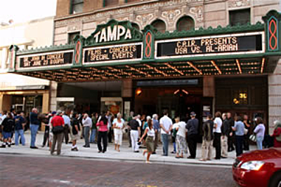 tampa theatre is a beautiful venue